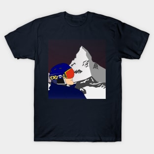 Matterhorn Skier - Call of the Mountains T-Shirt